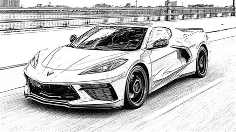 Fighting Boredom During Lockdown? How About Some Corvette Coloring Pages - Corvette: Sales, News ...