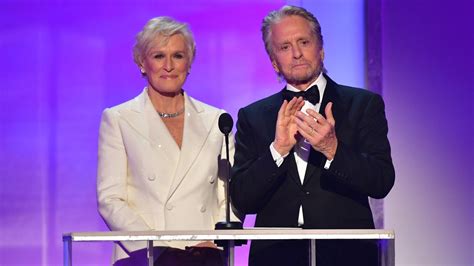 Glenn Close and Michael Douglas Have 'Fatal Attraction' Reunion at SAGs