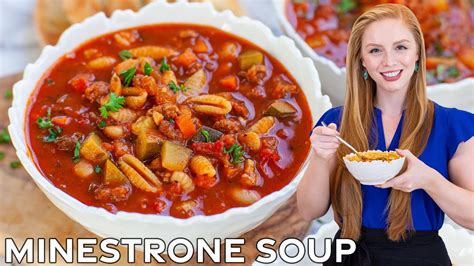 The Best Italian Minestrone Soup Recipe | with Italian Sausage ...