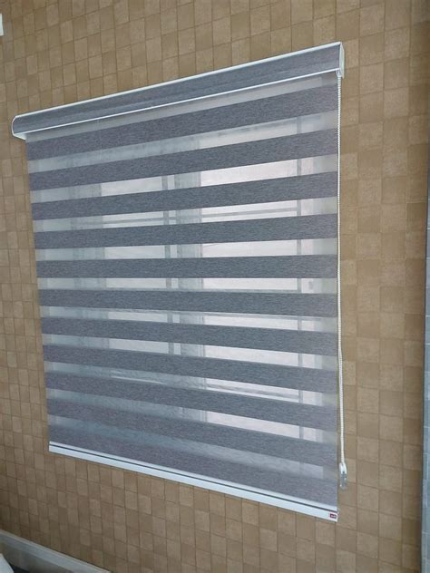 Gray Plain Zebra Window Blinds at Rs 175/sq ft in Bengaluru | ID ...