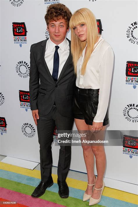 Actors Jeremy Allen White and Emma Greenwell attend the Paley... News ...