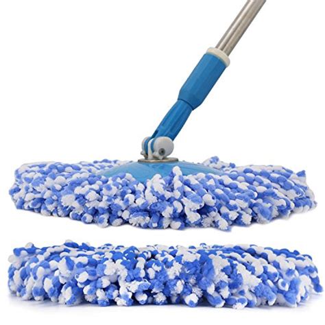 Bonison Microfiber Spin Mop Heads Refills for Hurricane Mop, Standard ...