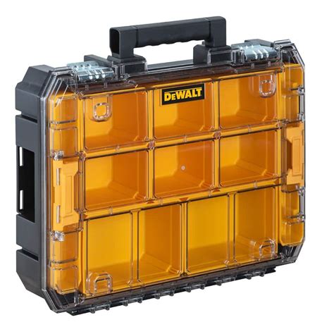 DEWALT TSTAK V Stackable 9-Compartment Small Parts Tool Storage Organizer DWST17805 The Home ...