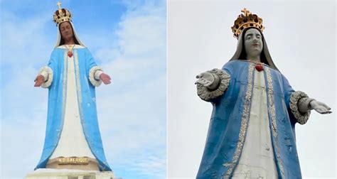 Defaced Black Virgin Mary statue to be restored - The Caribbean Camera