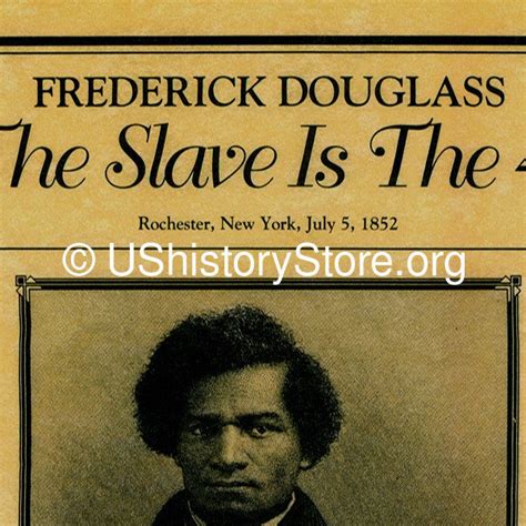 Frederick Douglass speech - "What to the Slave is the 4th of July ...