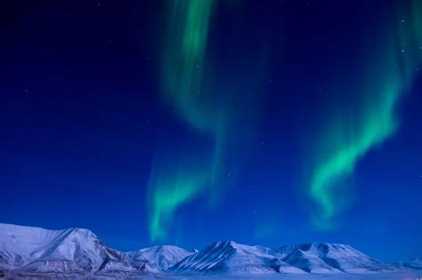 A Brilliant Glimpse of the Aurora Borealis Dancing in the Sky Near the North Pole | Aurora