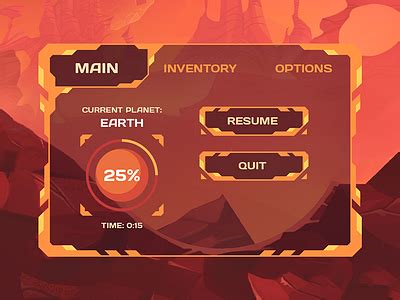 Game Main Menu designs, themes, templates and downloadable graphic elements on Dribbble