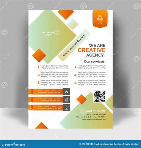 Creative Flyer Design. Corporate Template Layout Presentation Stock ...