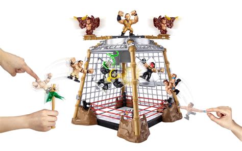 Amazon.com: WWE Slam City Gorilla in a Cell Match Playset: Toys & Games