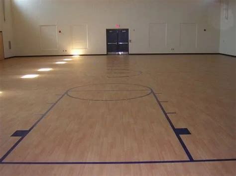 Matte Rubberized Volleyball Court Flooring, Rs 90/square feet Action Floor (I) Private Limited ...