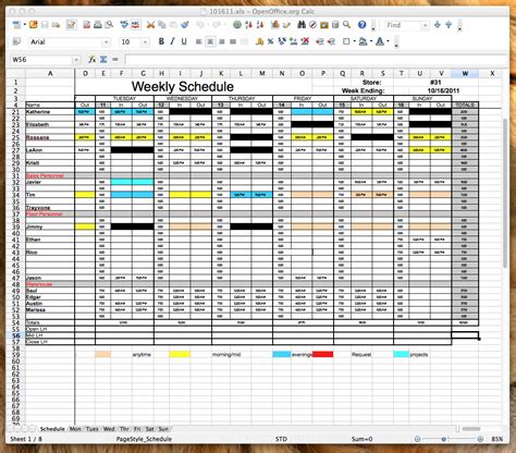 Open Office Spreadsheet Templates — db-excel.com