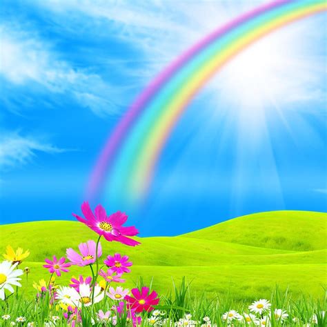 Warna Warni Wallpaper Gambar Pelangi Indah - 30 Wallpaper Rainbow ...