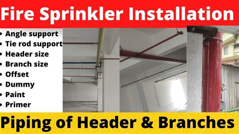 fire sprinkler installation | fire sprinkler system installation | fire sprinkler pipe ...