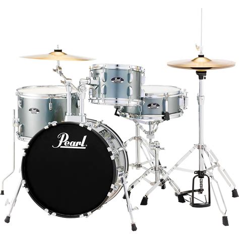 Pearl Roadshow 4-Piece Jazz Drum Set Charcoal Metallic | Guitar Center