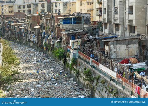 On the Street in Dharavi Slum at Mumbai. India Editorial Photography ...