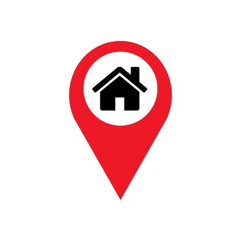 Premium Vector | Home icon map logo