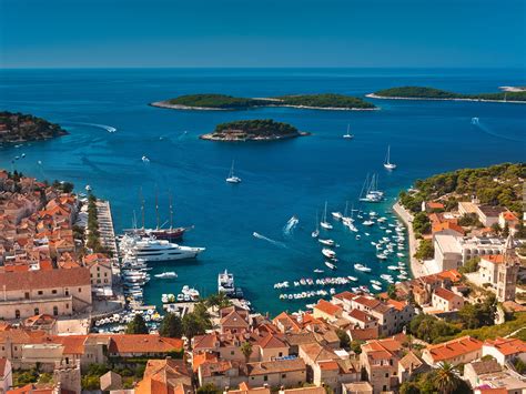 Chorwacja, Adriatyk, Hvar, Panorama, Wyspy