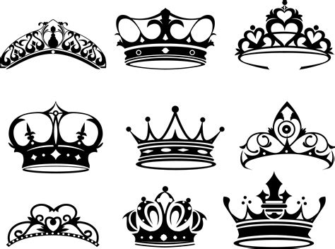 Crown Of Queen Elizabeth The Queen Mother Tattoo King - Crown Silhouette Vector - (1931x1438 ...