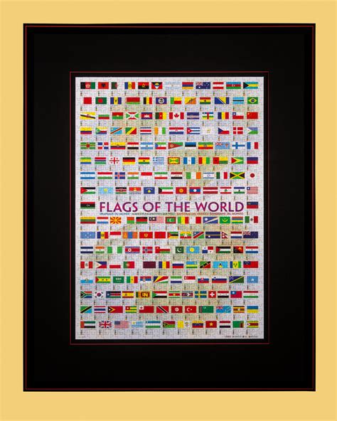 Flags of the World Puzzle_Matted - Tru Vue, Inc