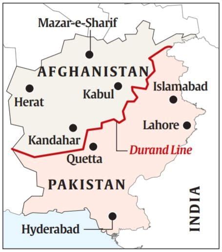 What is the Durand Line between Afghanistan and Pakistan?