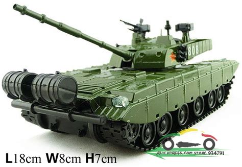 1:48 Sound And light Version T99 Main Battle Tank Turret Rotation Kids Toys Car Classic Alloy ...