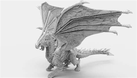 Dragon On 3d Modeling Software