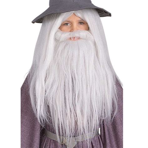 Gandalf White Wig & Beard Set