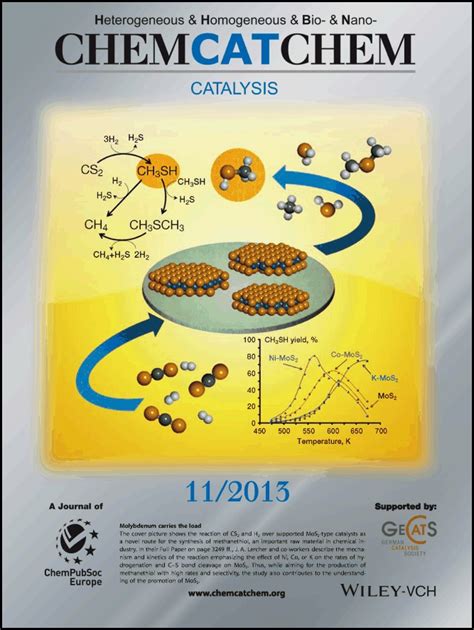 Inside Cover: Synthesis of Methanethiol from CS2 on Ni‐, Co‐, and K ...