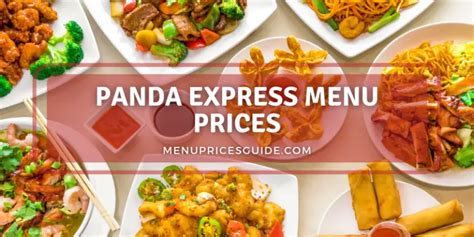 Panda Express Menu Prices - Updated 2024