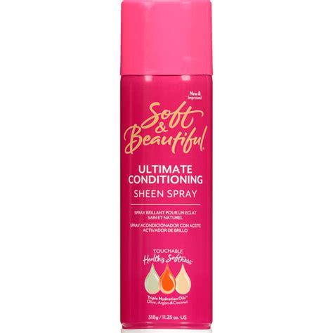 Soft & Beautiful Sheen Spray, Ultimate Conditioning (318 g) - Instacart