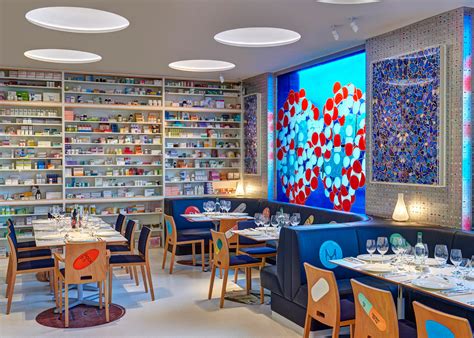 A look at London's Pharmacy 2 restaurant designed by Damien Hirst