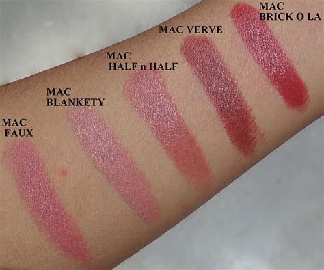 Mac Lipstick Swatches Recap: 55 Mac Lipsticks Swatched - Peachesandblush