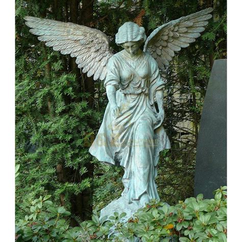 outdoor graveyard life size weeping angel statues