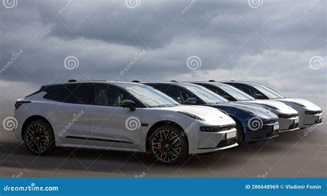 Zeekr Sports Electric Cars. Stock Image - Image of electric, cars: 286648969