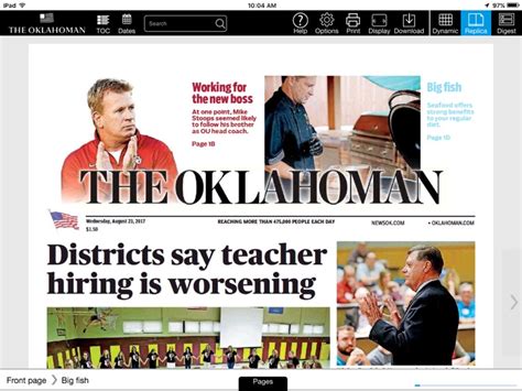 The Oklahoman Print Replica by Oklahoma Publishing Company