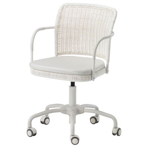 Ikea White Plastic Office Chair - img-plumtree