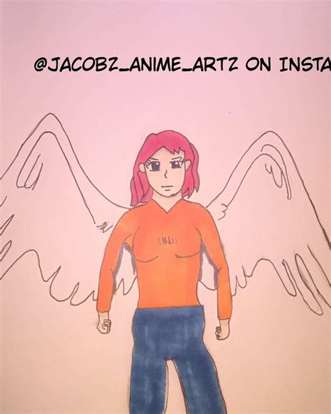 Mystic The half Angel half human | Anime Art Amino