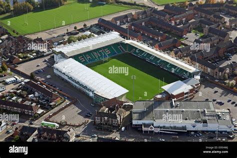 aerial view of the Northampton Saints Rugby Union Stadium at Weedon ...