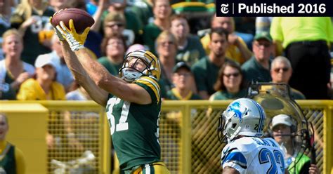 As Jordy Nelson Regains His Stride, So Do the Packers - The New York Times