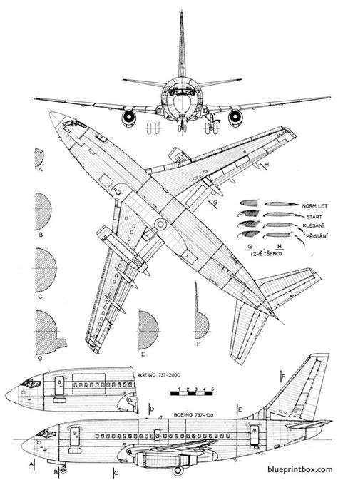 Boeing 737 800 Blueprint