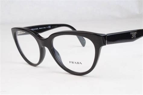 New Prada VPR10P Eyeglasses Frames Black 1AB-1O1 Authentic 50mm | Eyeglasses frames, Eyeglasses ...