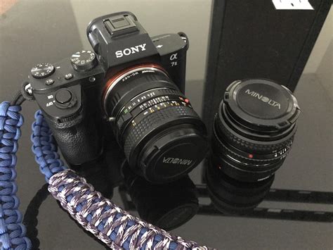 Got some oldschool Minolta lenses last night and they're pretty sweet (35mm 2.8 and 45mm 2) : r ...