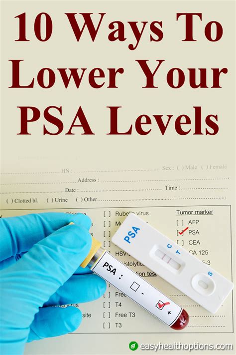 10 ways to lower your PSA levels - Easy Health Options®