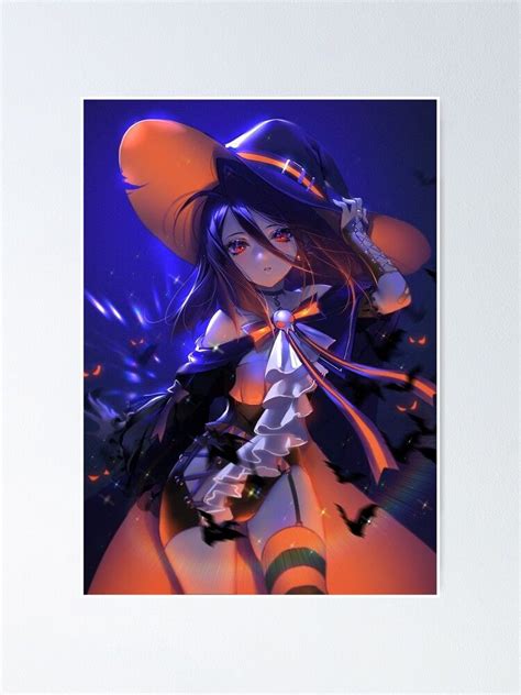 Anime Halloween Set 2/6 - Witch Poster by Lawliet1568 in 2022 | Anime ...