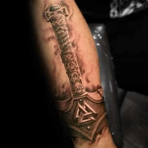 Marvel Thor Hammer Tattoo Ideas : Tattoo Mjolnir Tattoos Viking Designs ...