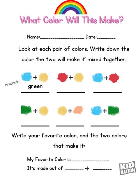 Colors Lesson Plan - KidNation