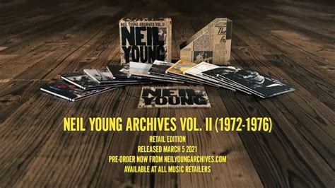 Neil Young Archives II - Volume 2 Of The Definitive Chronological Record of Neil's Career. - YouTube