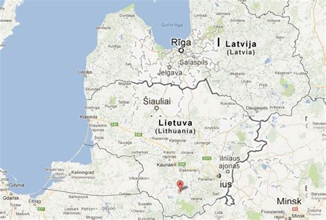 Alytus Map - Lithuania