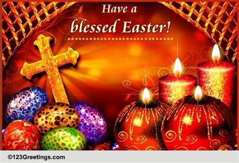 An Orthodox Easter Wish... Free Orthodox Easter eCards, Greeting Cards | 123 Greetings