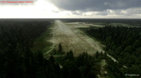 CYPO Peawanuck, Ontario, Canada scenery enhancement for Microsoft Flight Simulator 2020. for ...